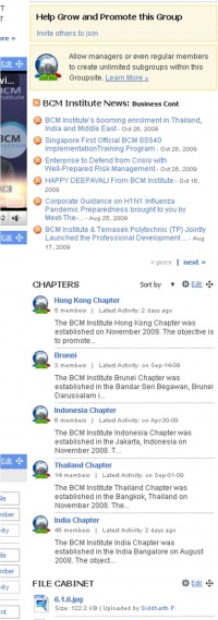 BCM Institute Forum Chapter